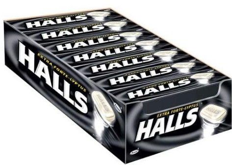 Drops Halls Extra Forte Lyptus c/21 unidades Adams