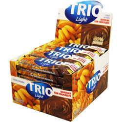 Barra Trio Light Banana/Chocolate 24x25 gr