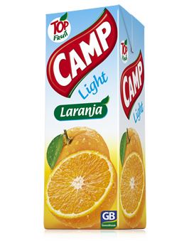 Suco Camp Laranja Light Litro