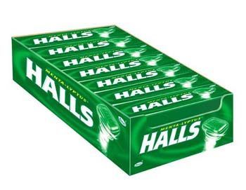 Drops Halls Menta Lyptus c/21 unidades Adams