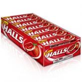 Drops Halls Morango Lyptus c/21 unidades Adams