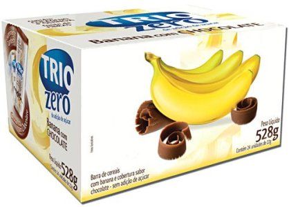 Barra Trio Zero Banana/Chocolate c/24 und